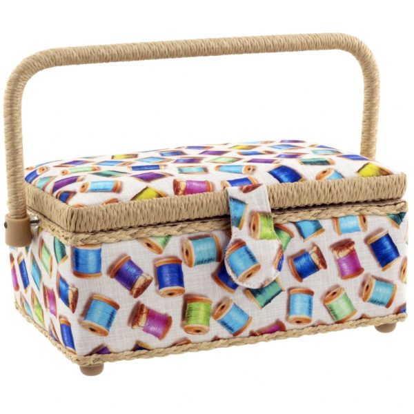 Dritz, Small Sewing Basket - Colorful Spools For Cheap