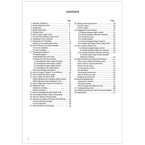 Singer HD0400S Heavy Duty Serger Instruction Manual Online now - Image 2