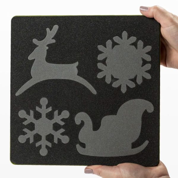 Accuquilt GO! Sleigh & Snowflakes Die For Sale - Image 3