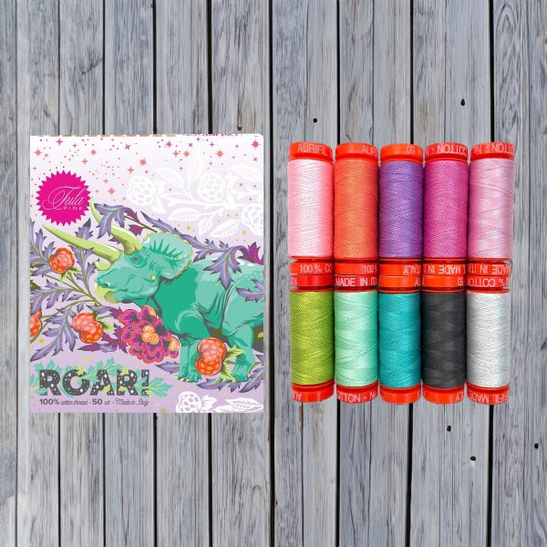 Tula Pink, Aurifil Roar 10 Spool Thread Collection For Discount - Image 2