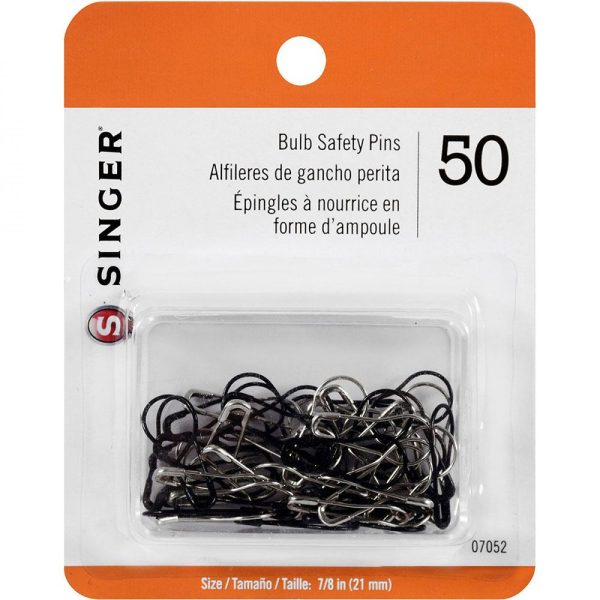 Bulb Safety Pins, Singer Online