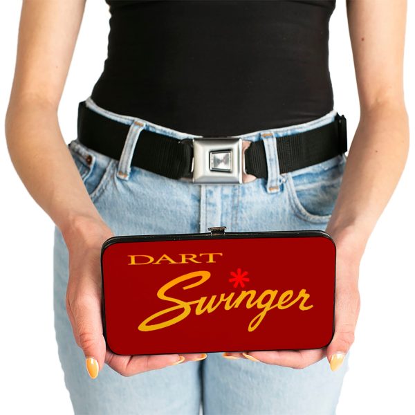 Hinged Wallet - Dodge DART SWINGER Script Reds Yellow-Fade Supply - Image 3