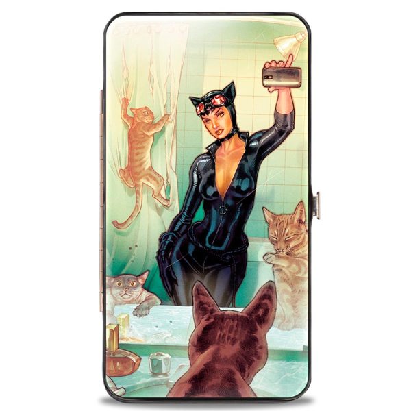 Hinged Wallet - Catwoman Issue #34 Selfie Variant + Issue #1 Cover Poses For Discount