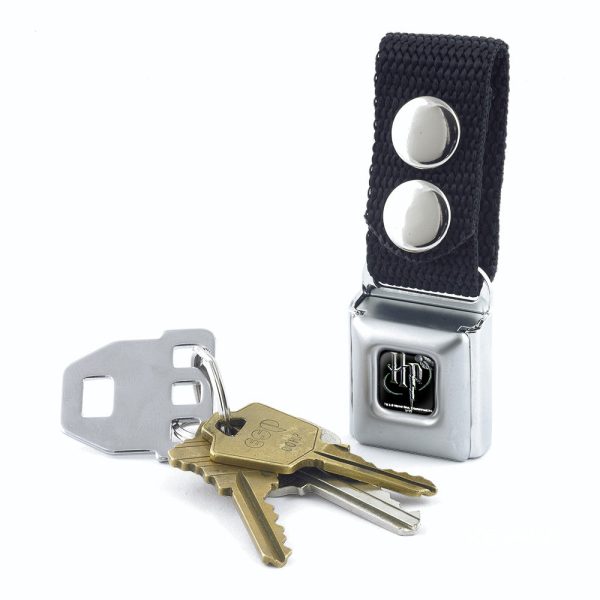 Keychain - Harry Potter Logo Full Color Black White Hot on Sale - Image 2