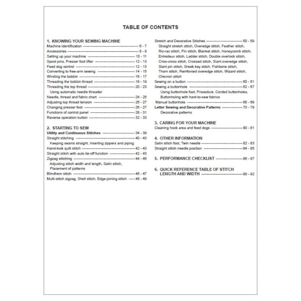 Singer 5625 Stylist II Instruction Manual Hot on Sale - Image 2