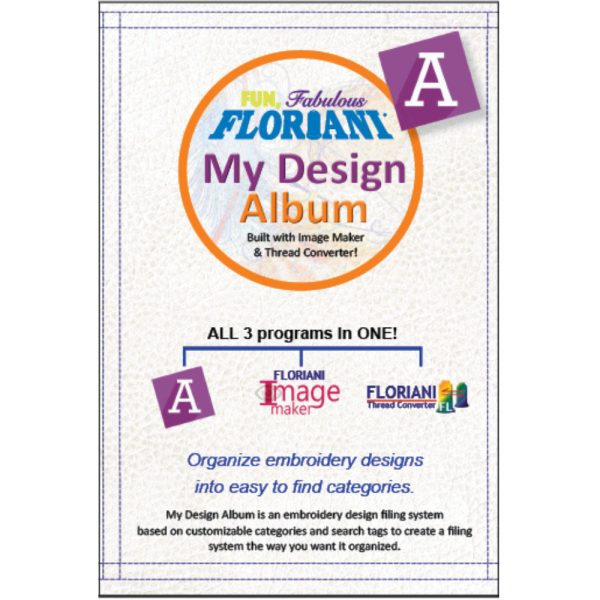 Floriani My Design Album Embroidery Software Cheap