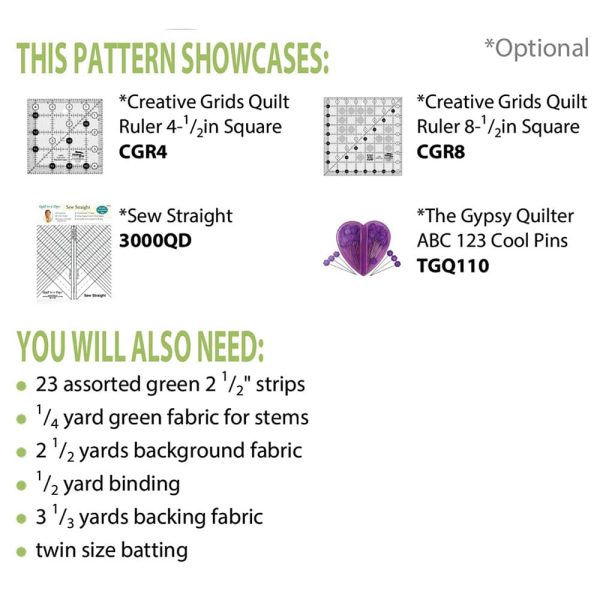 Tumbling Shamrocks Pattern - Cut Loose Press Online - Image 2