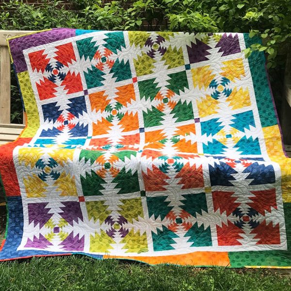 Cut Loose Press, Pineapple Popout Spice Quilt Pattern Supply