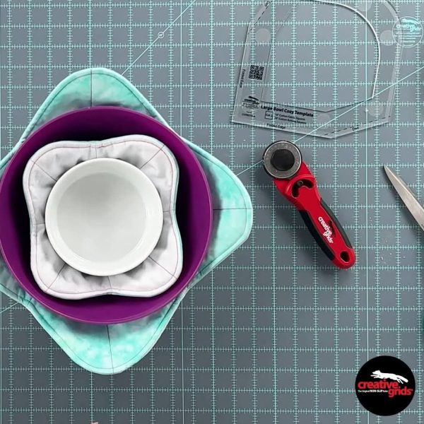 Creative Grids Bowl Cozy Template Set Ruler Online Hot Sale - Image 3
