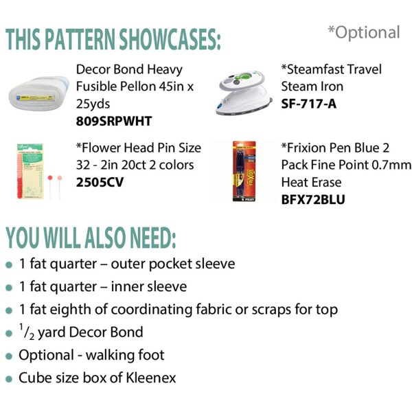 Cut Loose Press, Tissue Tote Pattern Hot on Sale - Image 2