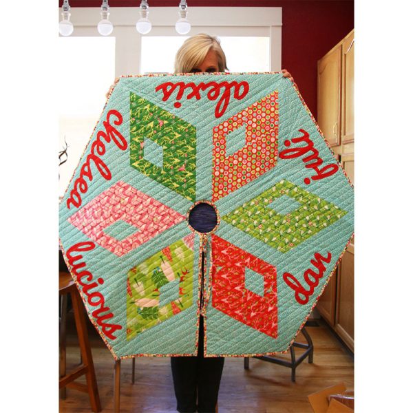 Kringle Crossing Tree Skirt & Table Topper Pattern Online - Image 5